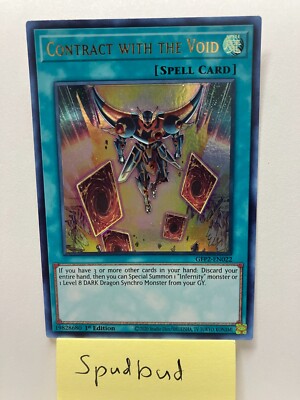 Contract With The Void Ultra Rare GFP2-EN022 (LP 1st Ed)