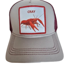 CRAY Hat Crazy Trucker Baseball Cap Mesh Panel Adjustable One Size Snap Back New