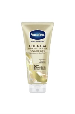Vaseline Healthy Bright Gluta-Hya Serum Burst UV Lotion Flawless glow - 300ml