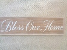 Bless Our Home 28 inch Sign  5778 .