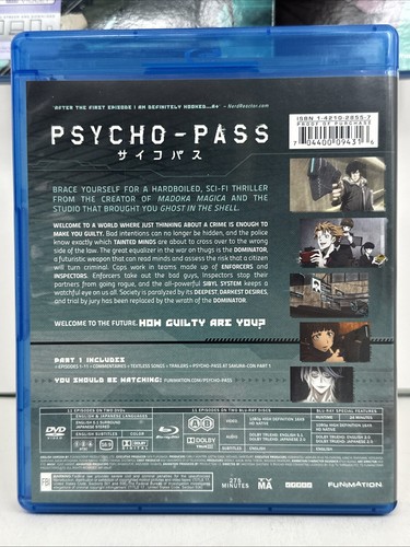 Psycho Pass: Season One Parts 1 & 2 and Psycho Pass: The Movie {Blu-ray + DVD} - Picture 8 of 16