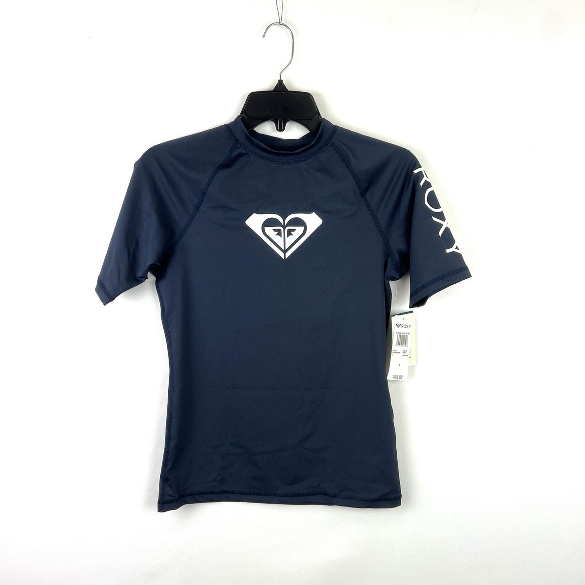 Roxy Women's Navy Blue Short Sleeve Rashguard Size Small | eBay