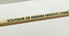 INDIANA Masonic Home Mason Temple Rare Vintage Freemason Pencil 1930s-1940s 