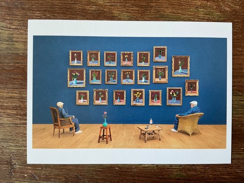 David Hockney Looking At The Flowers LV Louis Vuitton Foundation Art Card 2025 - Picture 4 of 5