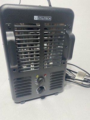 Utilitech 1500Watt Fan Utility Indoor Electric Space Heater w Thermostat  4969015 | eBay