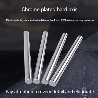 Cylinder Rail Linear Shaft 45# Steel Smooth Rod Hardened Optical Axis Dia 5-50mm