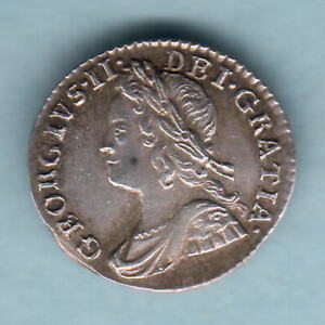 Great Britain. 1753/2 George 11 - Overdate Penny.. EF - Part Lustre