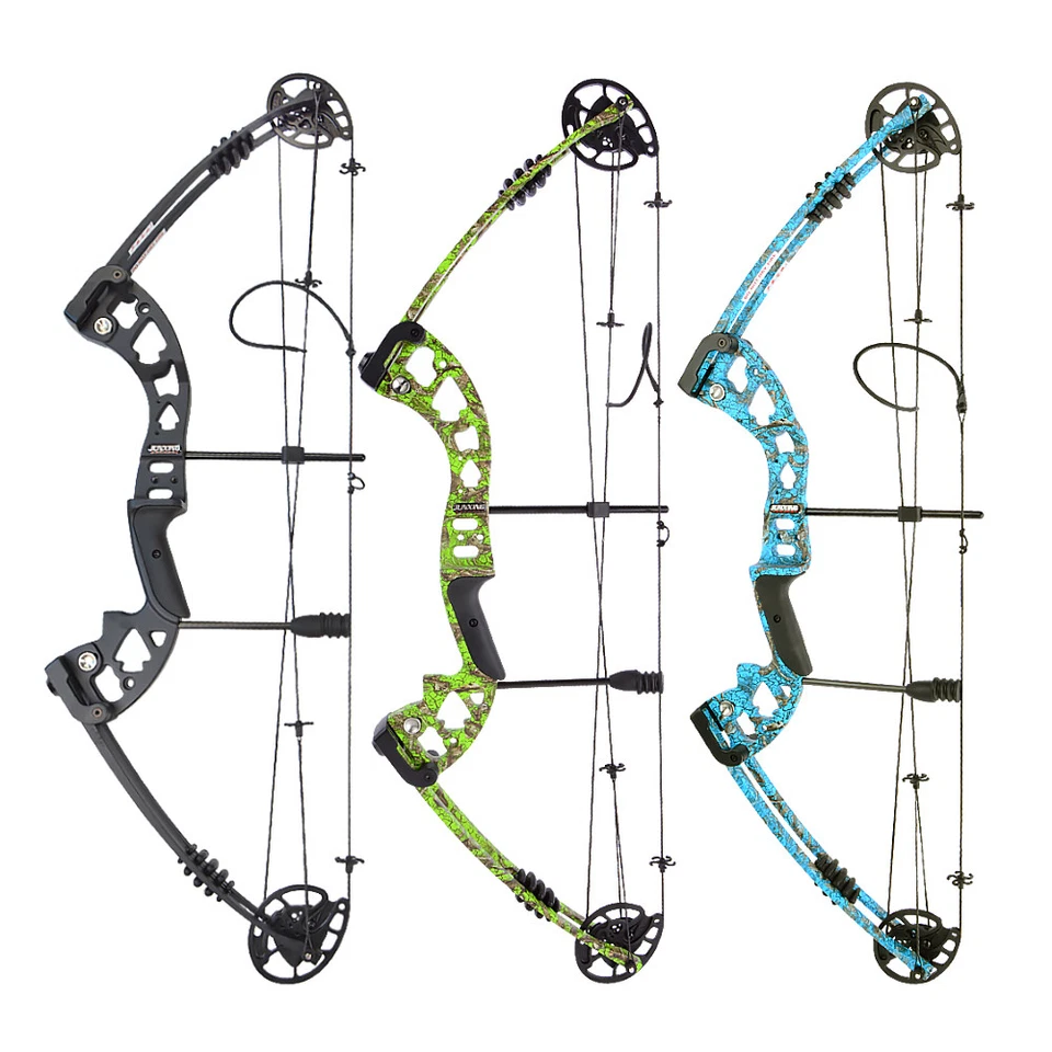 310FPS Archery Compound Bow Set 30-55lbs Adjustable Fishing Hunting Shooting RLH - Image 3 of 4
