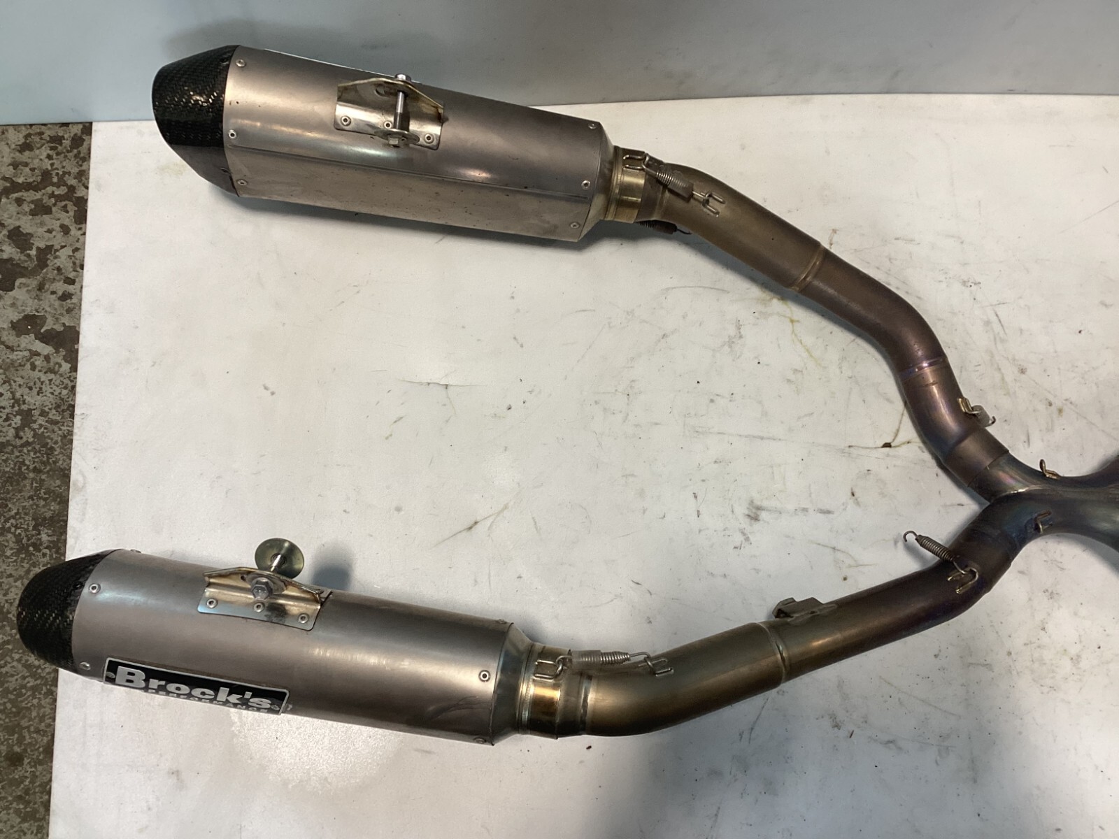 0820 Suzuki Hayabusa GSXR 1300 BUSA BROCKS CT DUAL FULL TITANIUM