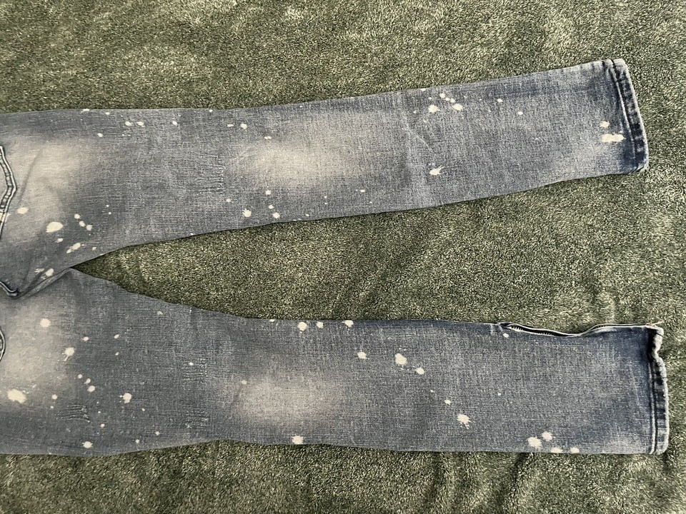 Men’s Young & Reckless Distressed Denim Blue Jeans Size 30 eBay