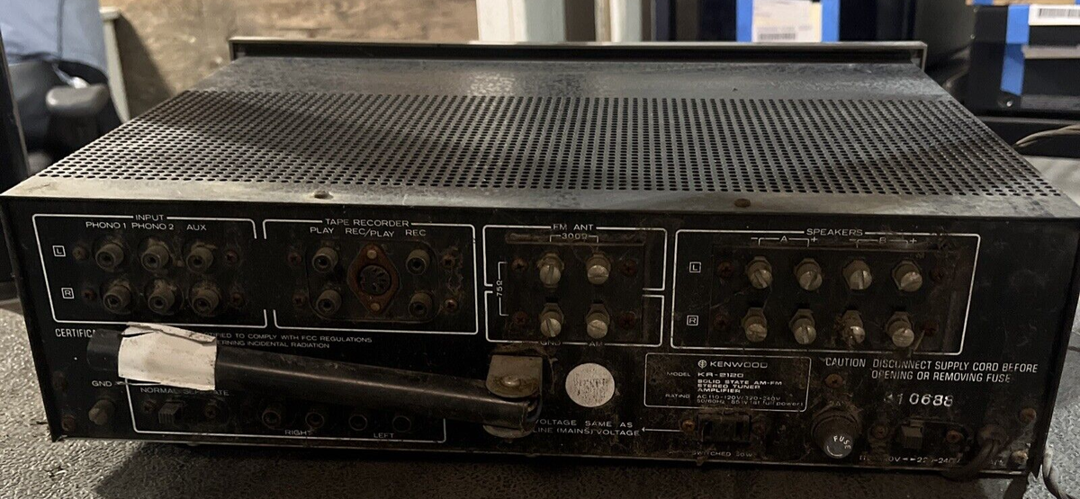 KENWOODコンポ KENWOOD KR-2120 STEREO RECIEVER | eBay