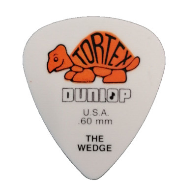 Dunlop Tortex The Wedge Guitar Pick 0.60mm Thick Orange US