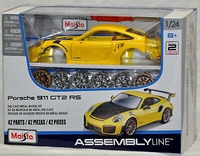 Maisto Assembly Line Porsche 911 GT2 RS Diecast Model Kit 42 Parts 1/24  skill 2 90159395232 | eBay