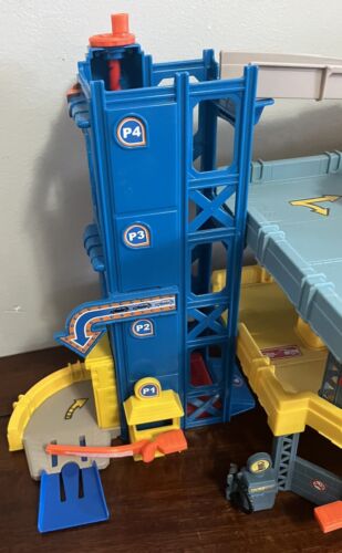 Matchbox Hot Wheels Playset 4Level Parking Garage Car Wash Elevator Toy 1990's - Picture 2 of 7