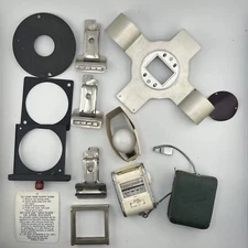 Lot of Misc. Enlarger Parts 35mm Film - Darkroom Items and Light Meter 60's Era