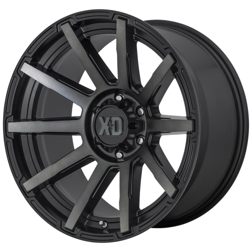 20x10 XD XD847 OUTBREAK Satin Black With Gray Tint Wheel 5x5.5 (-18mm)