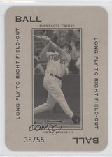 2005 Donruss Throwback Threads Polo Grounds 38/55 Justin Morneau #PG-44 sh7