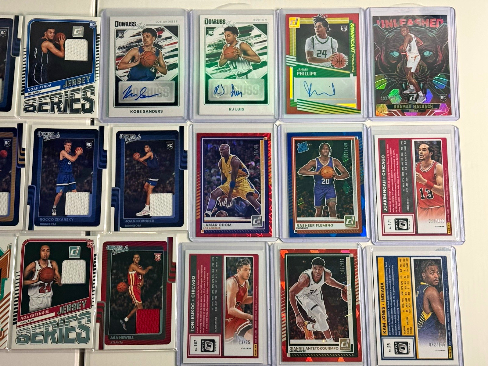 2025-26 Donruss Optic NBA Card Lot - Autos Numbered Patch Inserts Rare Rookies view 1