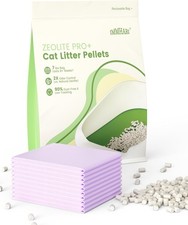 Enhanced Zeolite Cat Litter Pellets 7lbs Cat Pee Pads 10 Count Refill