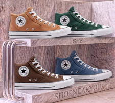 CONVERSE Men's Chuck Taylor All Star Malden Street Mid Sneakers Wide Fit Shoes