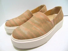 Vince Camuto Slip On Canvas Platform Pattern Sneakers Womens 10 New without box