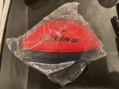 BOEING VINTAGE 1990 S NERF MINI FOOTBALL 6  (RED & BLACK) (NEW ORIGINAL PKG)