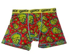 DR. SEUSS THE GRINCH BOYS ATHLETIC BOXER BRIEFS SIZE 10