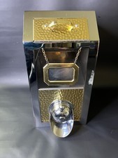 Coffee Bean Dispenser Hammered Brass Front Industrial Food Dispenser