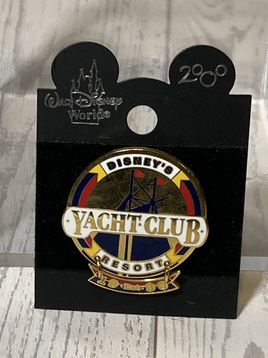 Walt Disney World Disney's Yacht Club Resort 2000 Pin Vintage On
