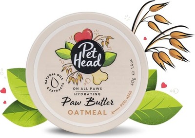 Pet Head Paw Butter - Paw Protection for all pets - Oatmeal - 1.4oz.