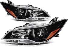 Headlight Assembly for Toyota Camry 2015-2017 Black Housing Amber Reflector Clea
