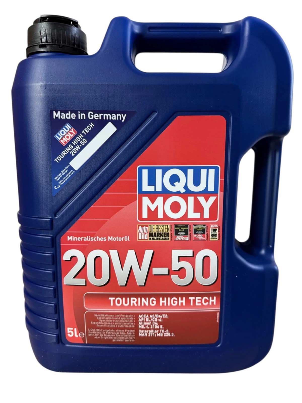 LIQUI MOLY CLASSIC MOTOR OIL - MINERAL 20W50 5L (VINTAGE + BIKES) -PREMIUM- - Image 2