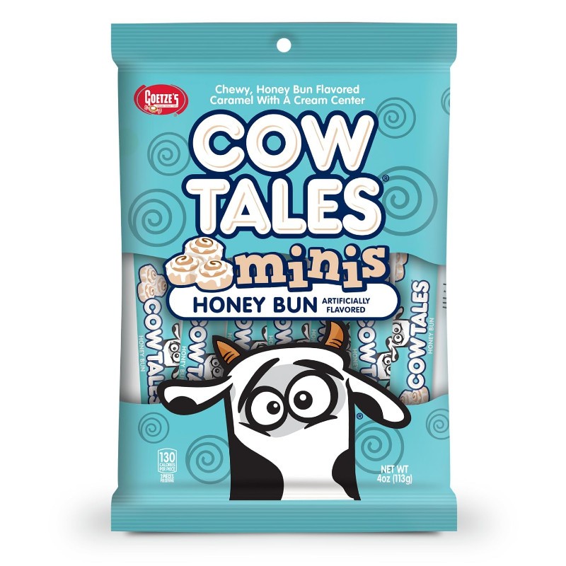 12x Goetzes Cow Tales Mini Honey Bun Chewy Candy Snack Bulk Bundle Sealed 4oz 8790₽
