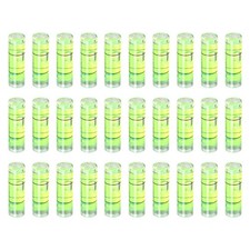 30pcs 31x9.5mm Small Cylindrical Bubble Level Vials Levels Measuring Tools