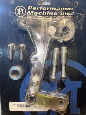 PERFORMANCE MACHINE 0024-0021DN FRONT CALIPER BRACKET FOR 162x2 CALIPER 10'' DISC