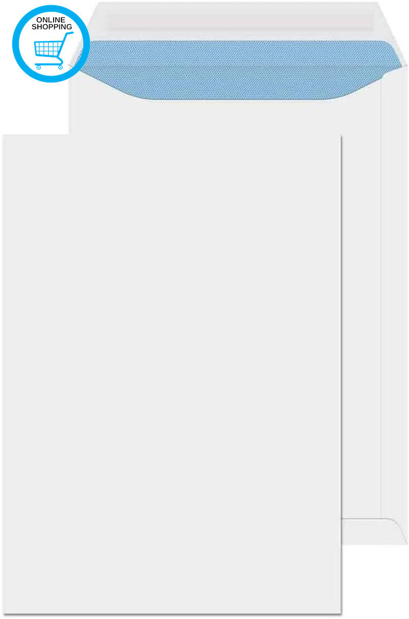 C5/A5 Self-Seal Envelopes – 229×162 Mm, 90 GSM, No-Window White Pocket – Pack of