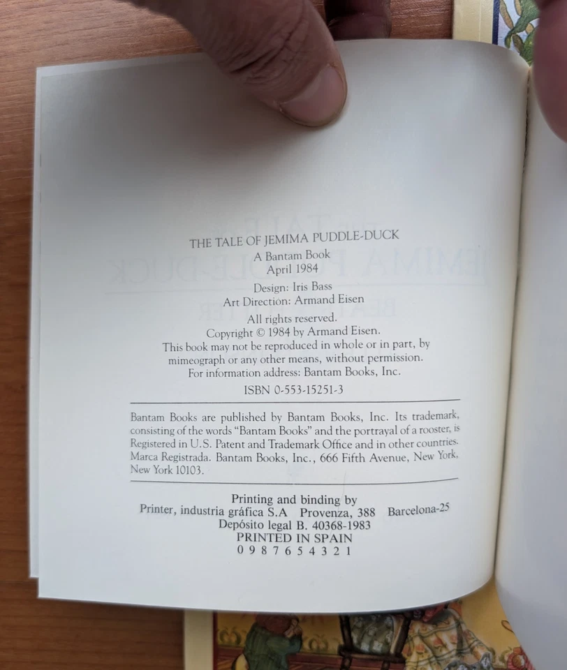 Beatrix Potter 5 book lot, illustrated Allen Atkinson 1983, VGUC - Image 3 of 4