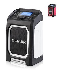 DigiFunk Work Site Radio | USB Rechargeable | DAB+, DAB, FM, Bluetooth, AUX