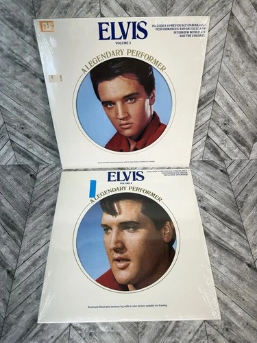 Elvis - Lot of 2 Vinyl Albums - A Legendary Performer Vol. 3 & 4 w/Booklets
