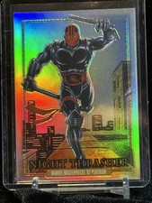 2024 SkyBox Marvel Masterpieces 92 Platinum Rainbow #63 Night Thrasher