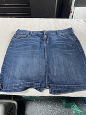Navy Denim Blue Old Navy Pencil Skirt In Woman  s SZ 18