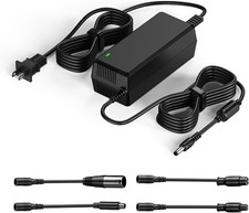 54.6V 2A Electric Scooter Charger with 5 Connectors for 48V Lithium Batteries