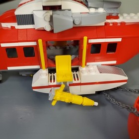 LEGO CITY: Fire Helicopter (7206) | Retired 99% Complete w/Manual. No Box Or Fig