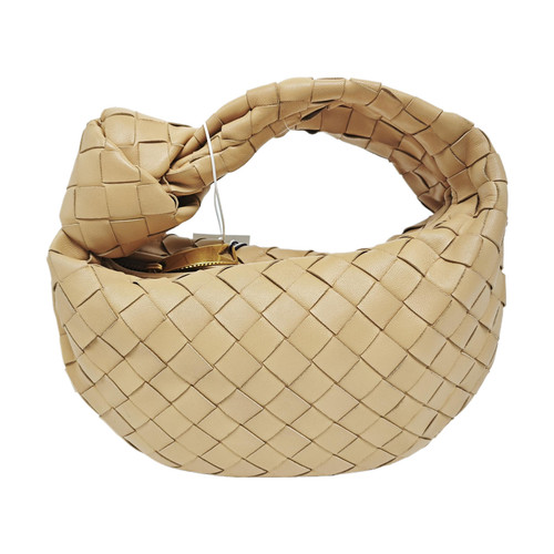 BOTTEGA VENETA Jodie Handbags Suede Camel Free Shipping | Duties Paid