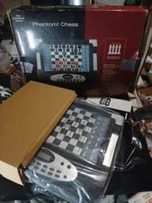 Sharper Image Phantom Chess Set Computer Self Moving Robotic Board Excalibur 