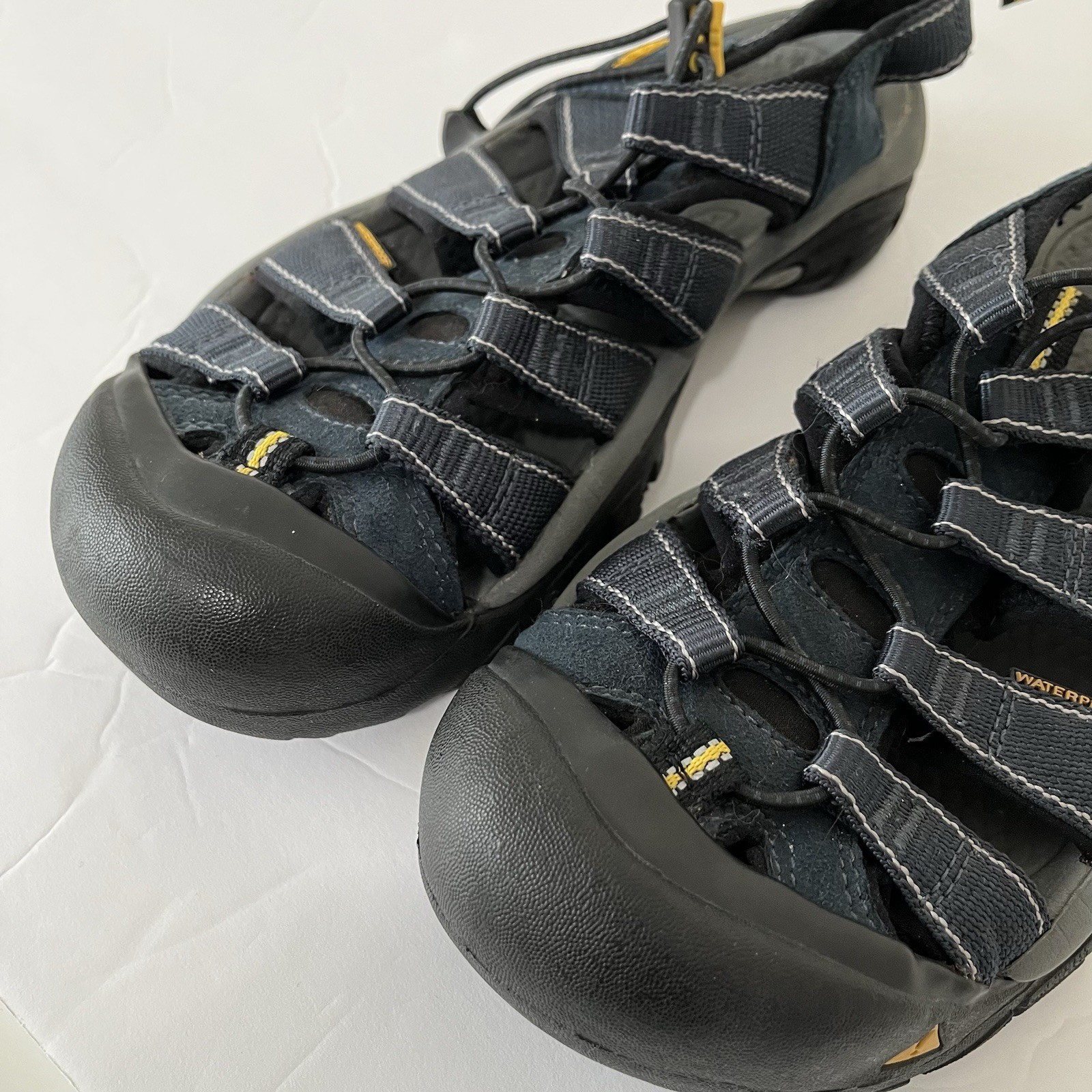 Sandali KEEN uomo taglia 8 Newport H2 blu resistenti all'acqua bunge punta chiusa escursionismo