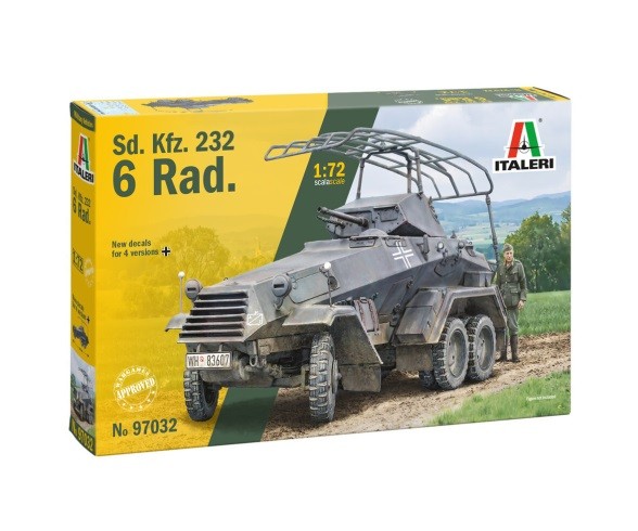 Italeri 97032 - 1:72 Sd.Kfz. 232. 6 Wheel - New