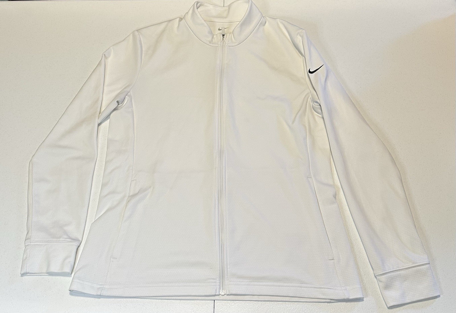 SACAI X NIKE Nike Dri FIT UV Victory Giacca da golf con zip intera da donna M (bianco nero) CU9664