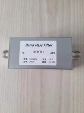 18MHz 200W BPF Band Pass Filter Shortwave High Isolation Degree Filter