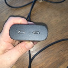 HP 65W GaN USB-C Laptop Charger- Charge two USB-C devices simultaneously